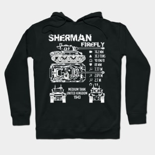 Sherman Firefly Tank Specifications Hoodie